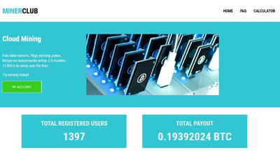 MinerClub облачный майнинг